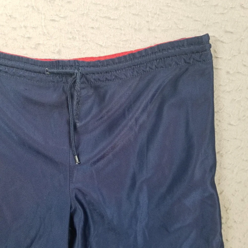 AND1 Reversible Shorts Mens 32 Red Navy Athletic Basketball Mesh Drawstring